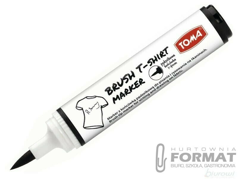 Marker do T-shirtów czarny Toma TO-743 1