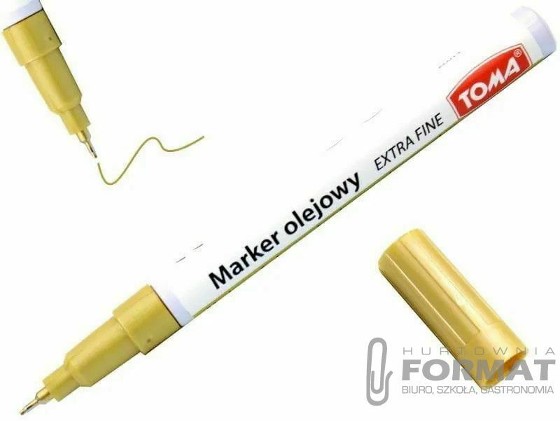 Marker olejowy extra fine złoty to-442 1