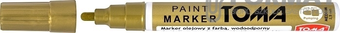 Marker olejowy TOMA TO-440 - złoty 1