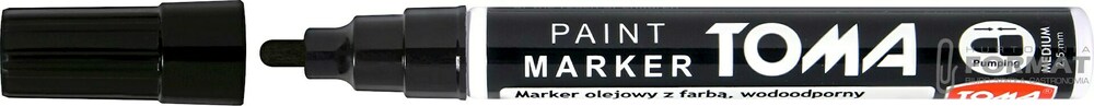 Marker olejowy TOMA TO-440 czarny 1