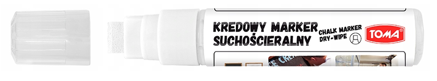 MARKER SUCHOŚCIERALNY KREDOWY TO-294 BIAŁY 1