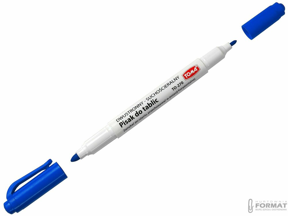 MARKER SUCH. TOMA DWUSTRONNY NIEBIESKI TO-270 1