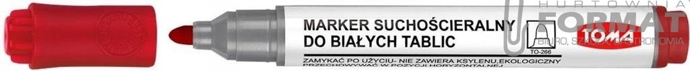Marker suchościeralny TOMA TO-266 - czerwony 1