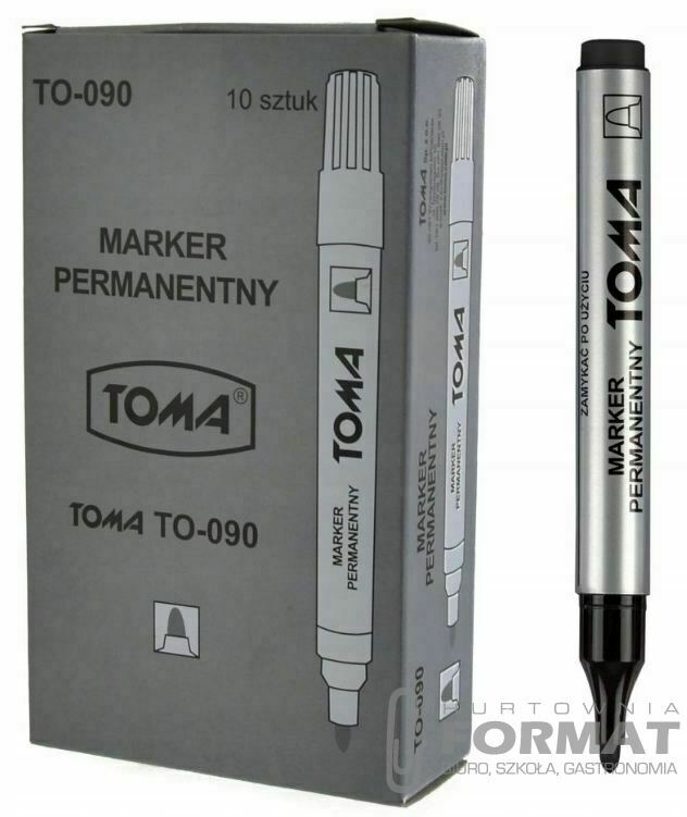 MARKER PERMANENTNY TOMA TO-090 CZARNY 1