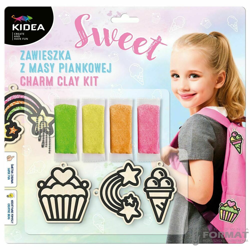Piankolina Derform 4 kol. Kidea ZAWIESZKA Z MASY PIANKOWEJ mix (ZMPSKA) 1