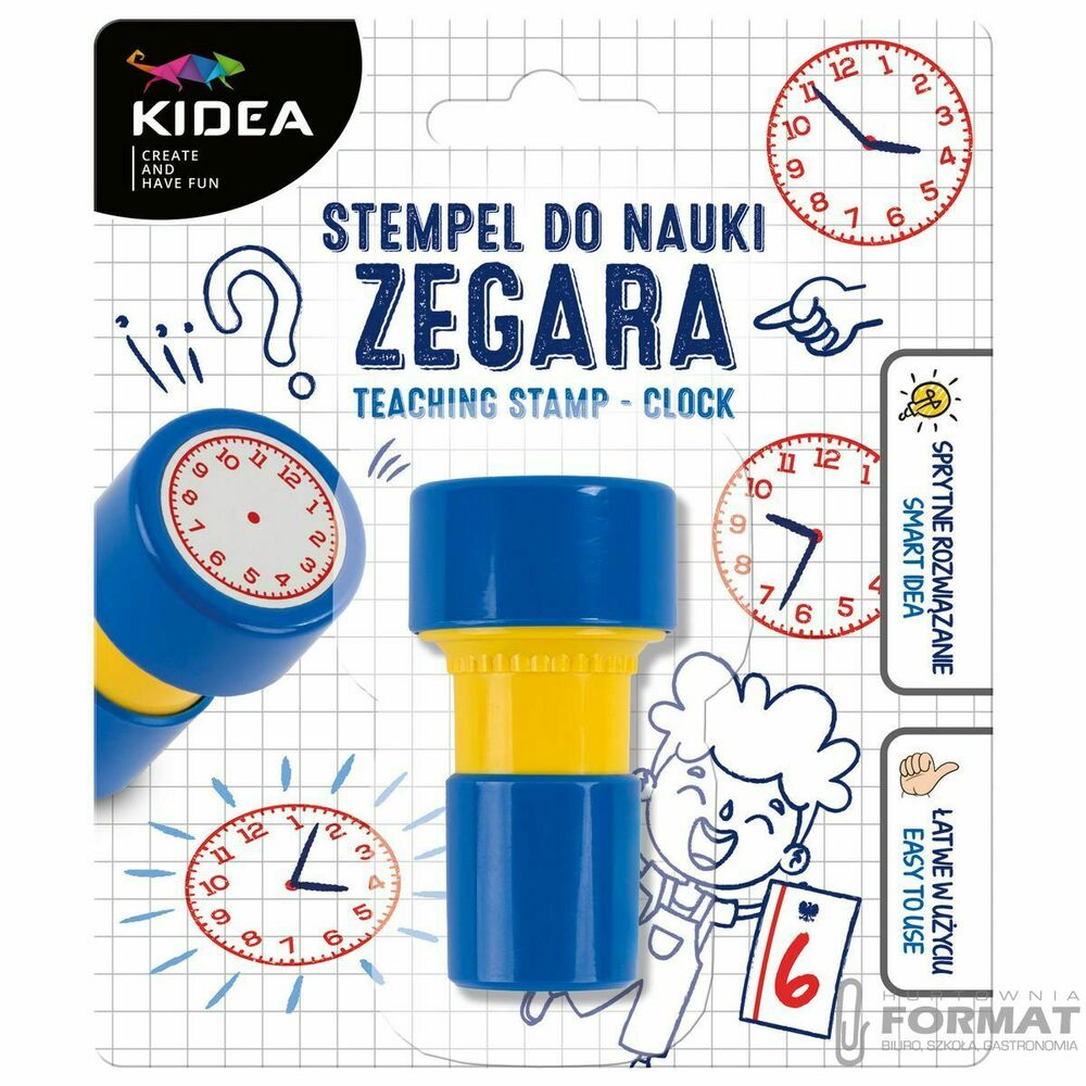 Derform Stempel do nauki zegara 1