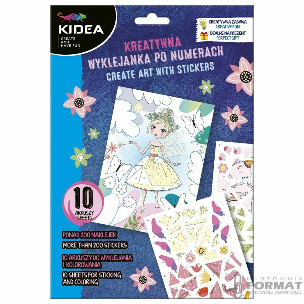 KREATYWNA WYKLEJANKA PO NUMERACH ŚWIAT 1