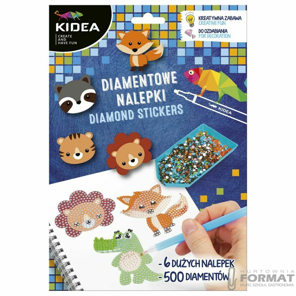 Derform Naklejki diamentowe Zwierzęta 1