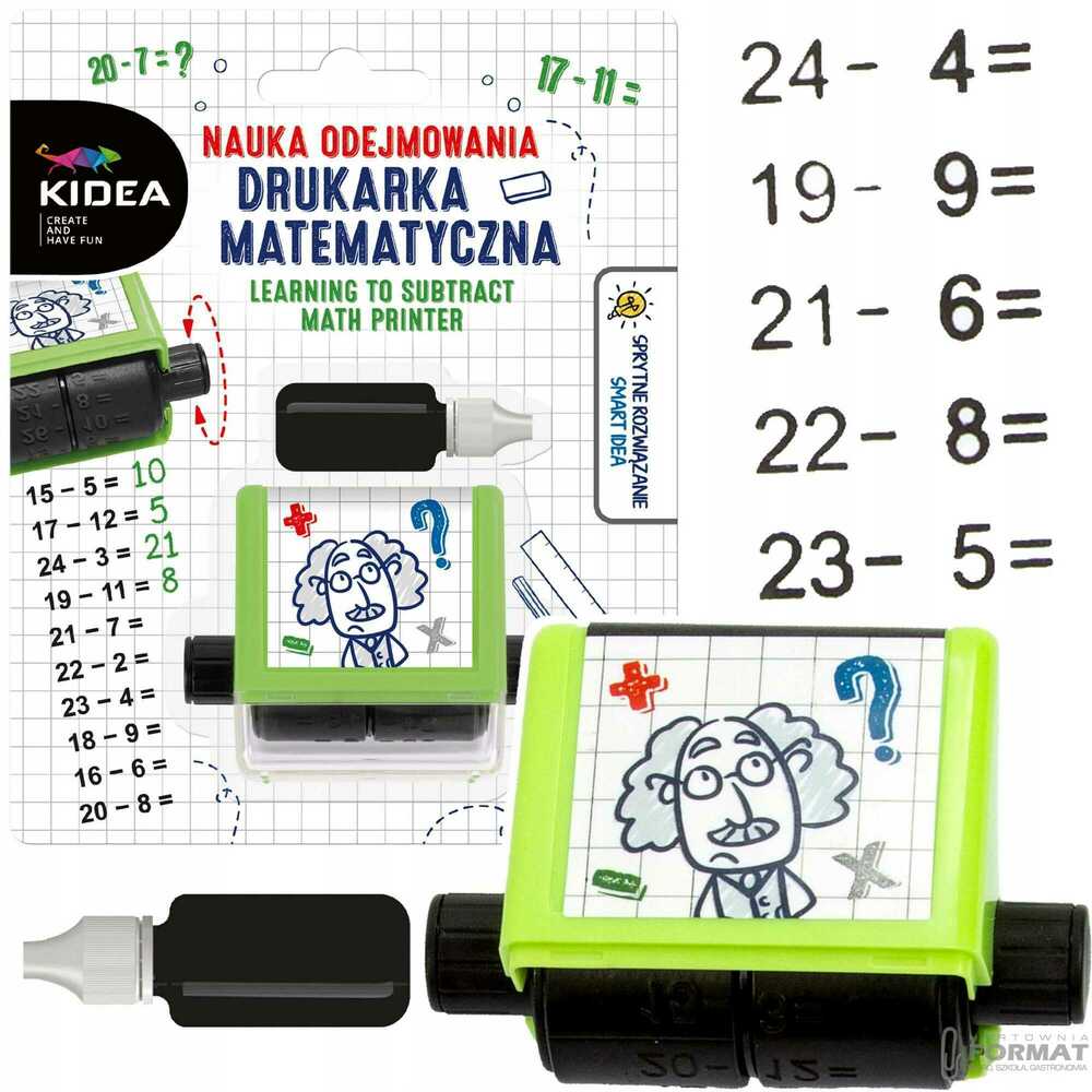 Nauka mnożenia drukarka matematyczna KIDEA 1