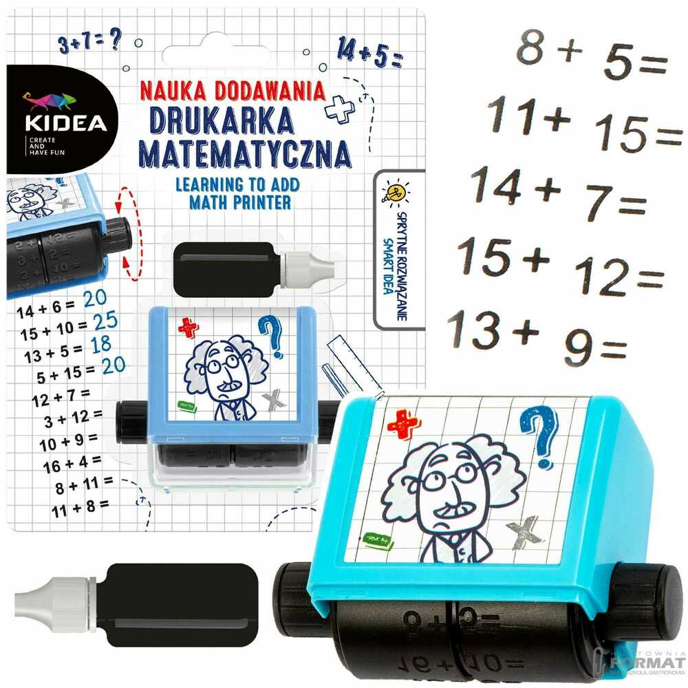 Nauka dodawania drukarka matematyczna KIDEA 1