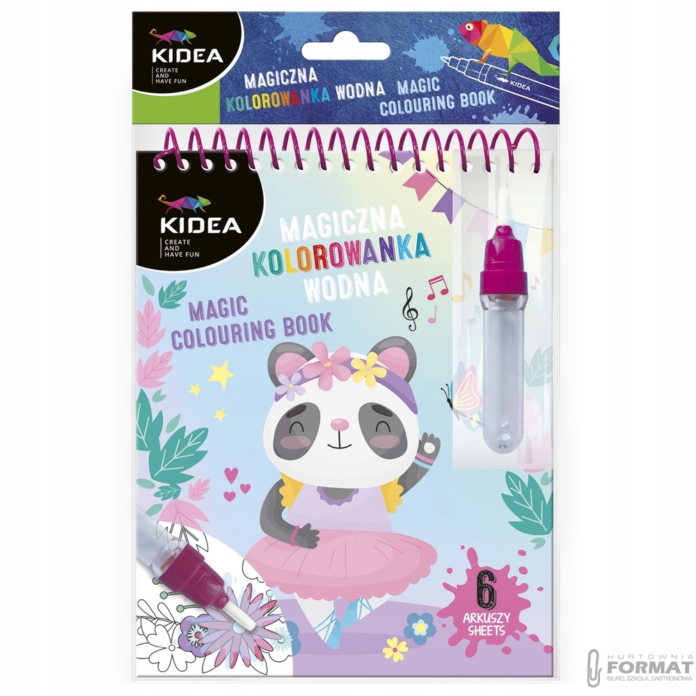 MAGICZNA KOLOROWANKA WODNA BALETNICE 1