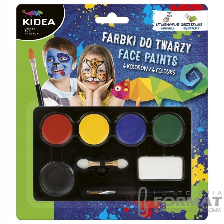 Kidea Farbki do malowania twarzy 1