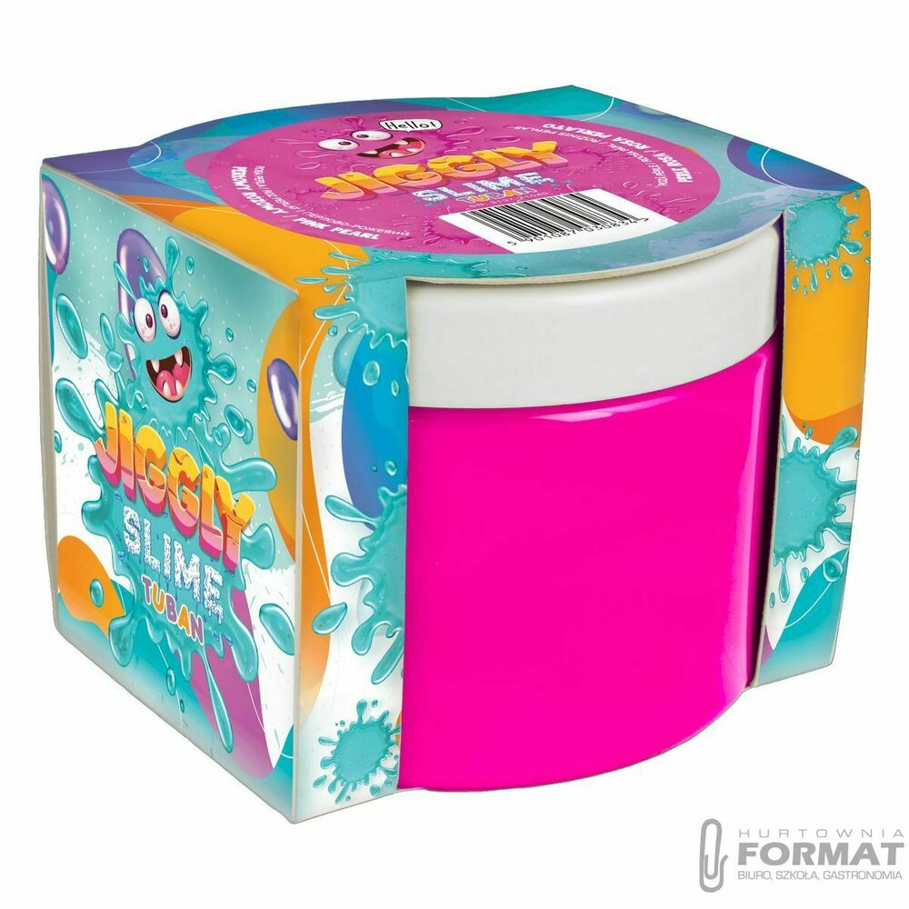 Glut Tuban Jiggly slime perłowy 500g różowy (TU3599) 1