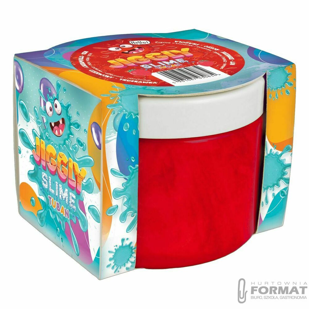 Glut Tuban Jiggly slime zapachowy 500g czerwona truskawka (TU3587) 1