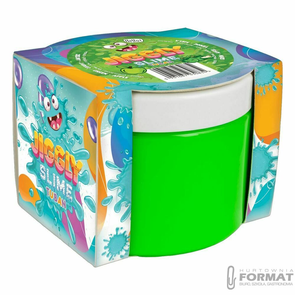 Glut Tuban Jiggly slime zapachowy 500g zielone jabłko (TU3584) 1