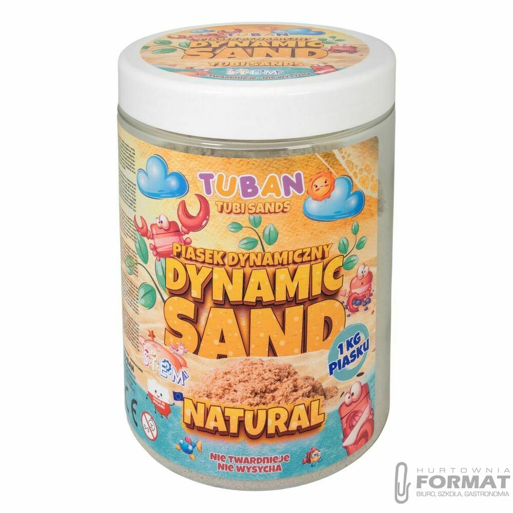 Piasek kinetyczny Tuban dynamiczny naturalny (TU3557) 1