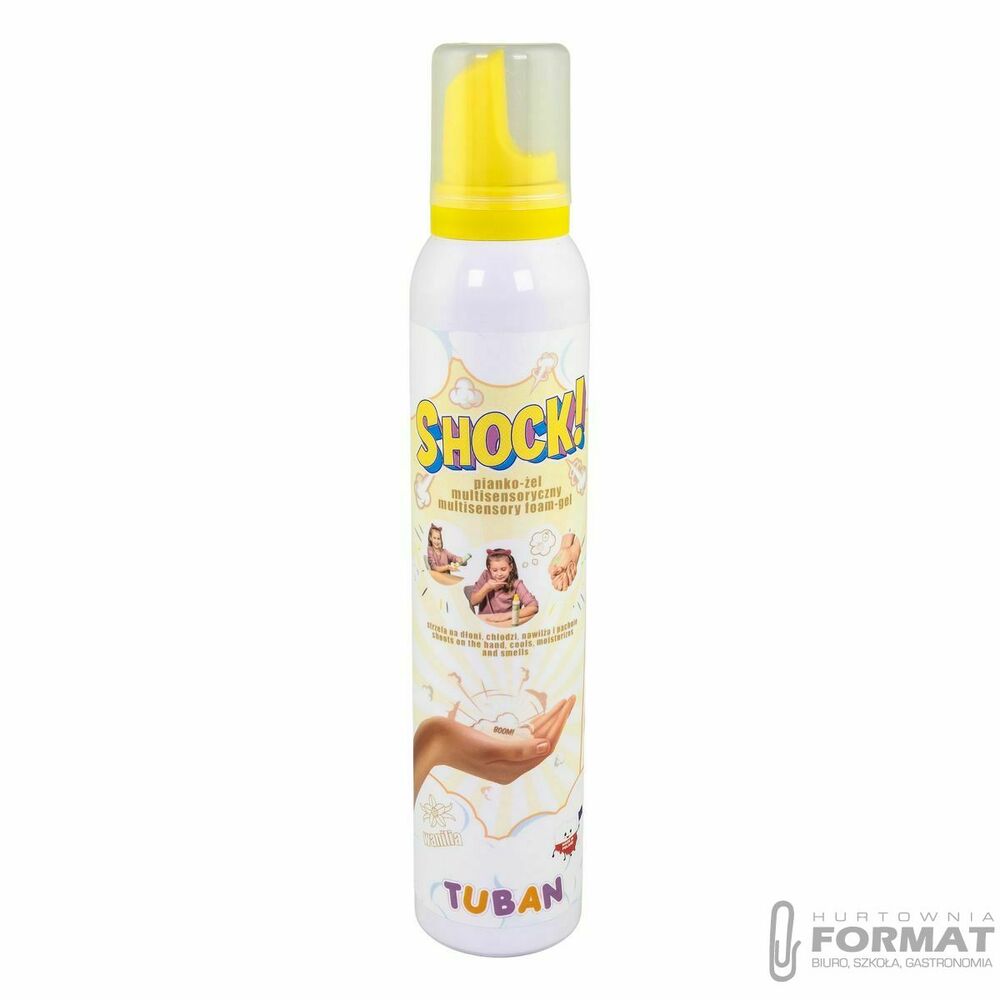 Śmieszna masa Tuban Shock Pianko-żel wanilia (TU3402) 1