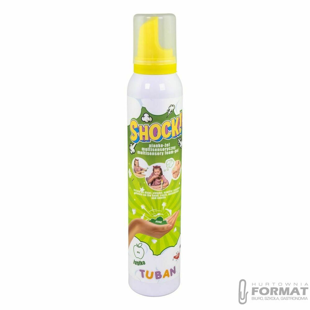 Śmieszna masa Tuban Shock Pianko-żel jabłko (TU3399) 1