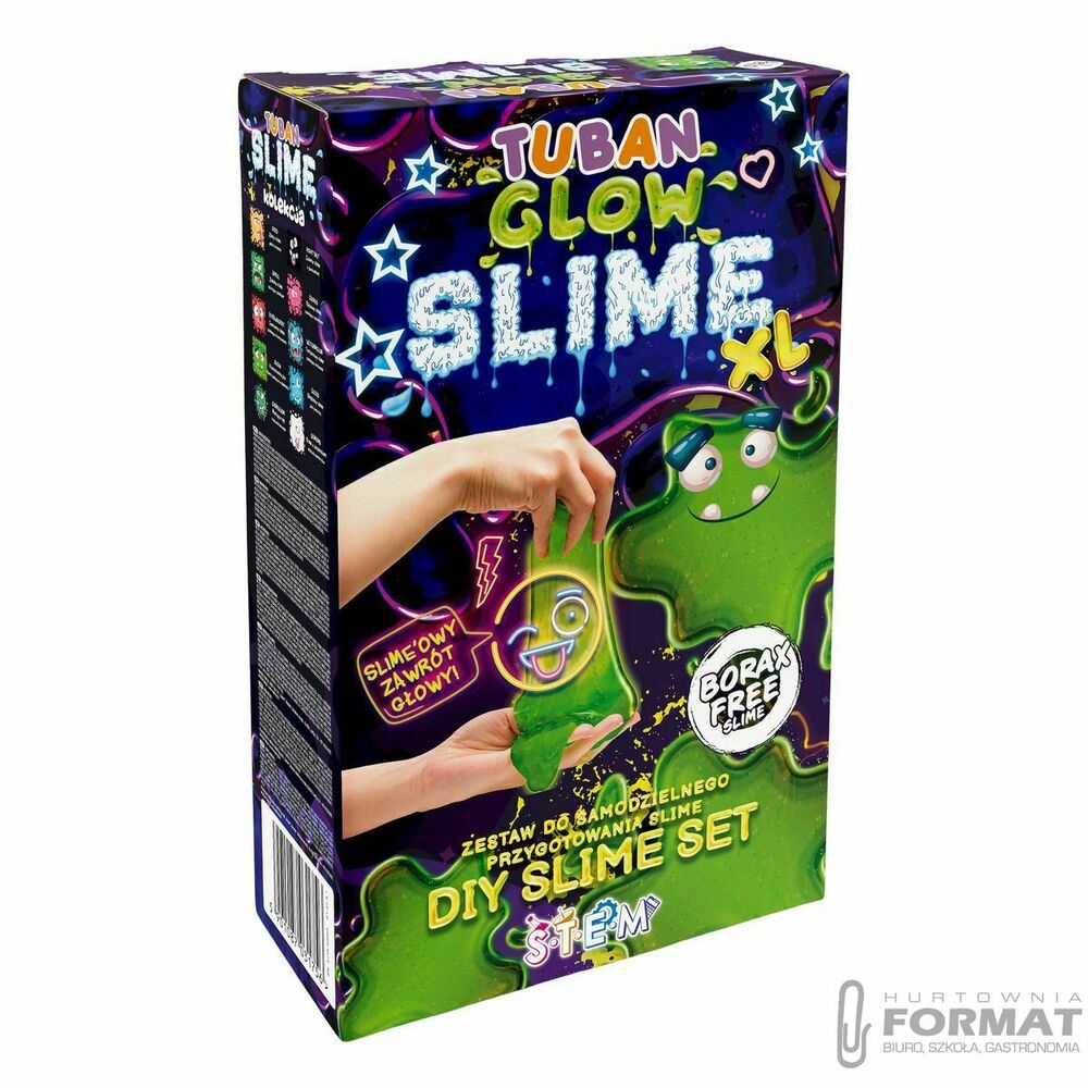 Zestaw kreatywny Tuban Super slime - Glow in the dark (TU3175) 1