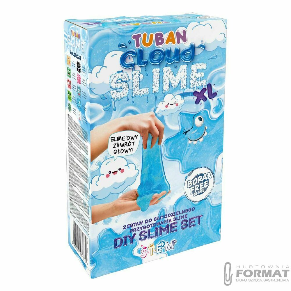 Zestaw kreatywny Tuban Super Slime XL Cloud (TU3173) 1