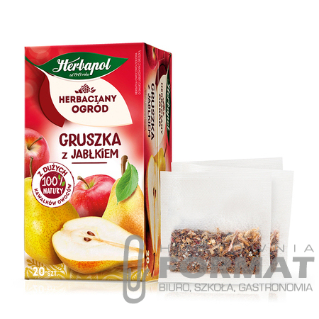 Herbata Herbapol o smaku gruszki z jabłkiem  1