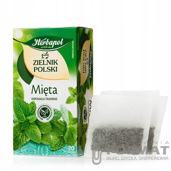 Herbata miętowa Herbapol 20 saszetek 1