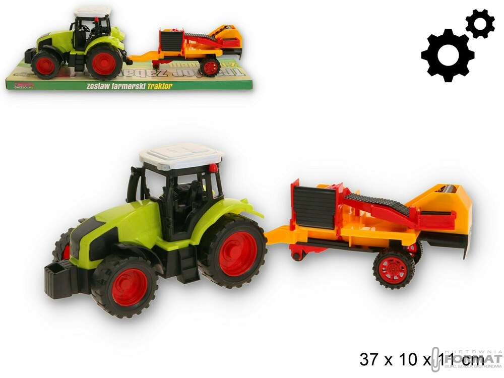 TRAKTOR Z MASZYNĄ ROLNICZĄ 1