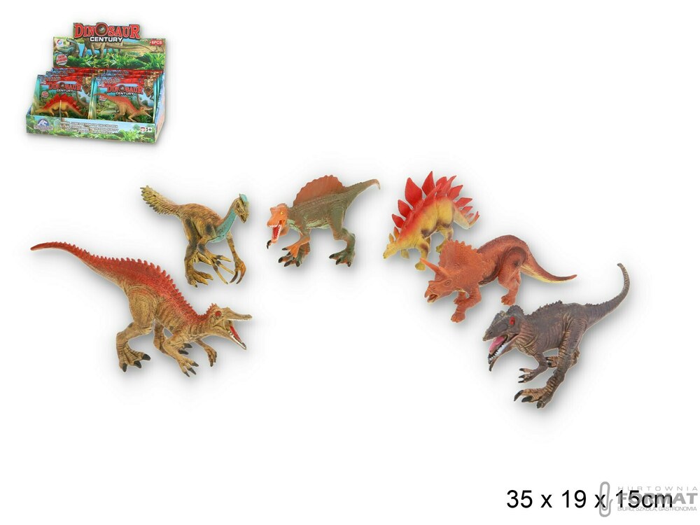 ZWIERZĘTA DINOZAURY (6 SZT - 1 DISPLAY) 1