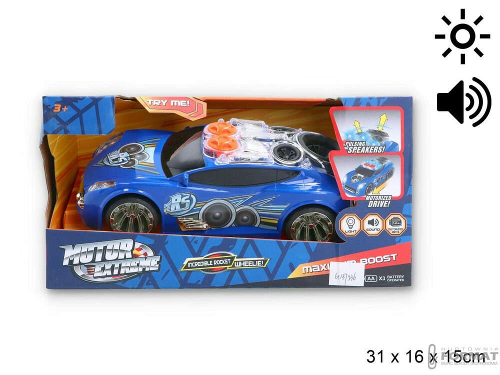 AUTO NA BATERIE ŚWIATŁO DŹWIĘK 1
