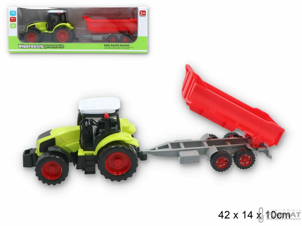 TRAKTOR Z PRZYCZEPĄ 1