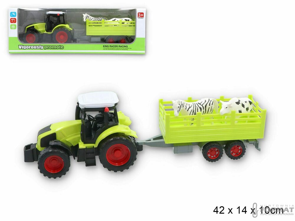 TRAKTOR Z PRZYCZEPĄ 1