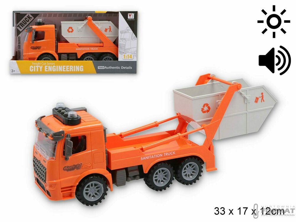 AUTO ŚMIECIARKA (ŚWIATŁO,DŹWIĘK) 1