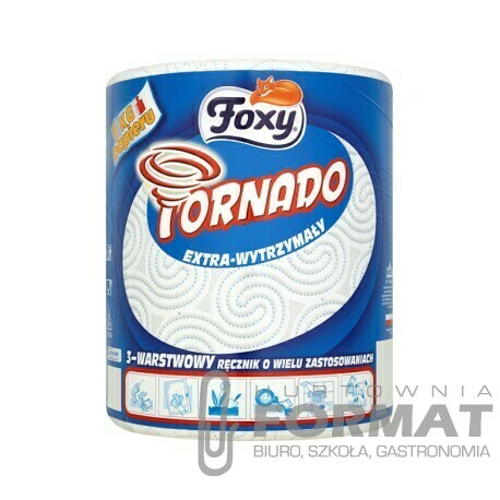 Foxy Tornado Ręcznik papierowy kuchenny 3 warstwy 1