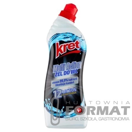 KRET ŻEL DO WC 750ML MULTI ACTI ON CZARNY 1