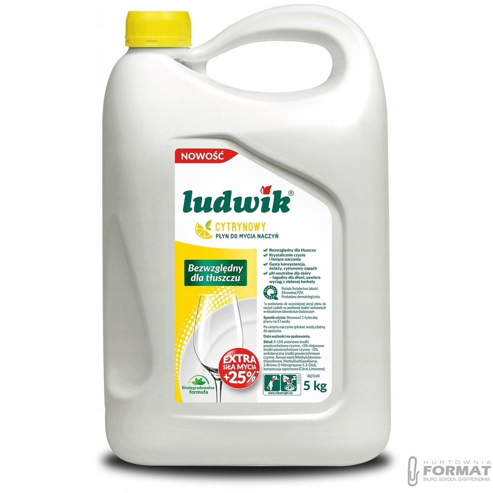 Płyn do naczyń Ludwik 5L Cytryna 1