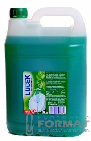 PŁYN DO MYCIA NACZYŃ LUCEK 5L MIĘTA 1