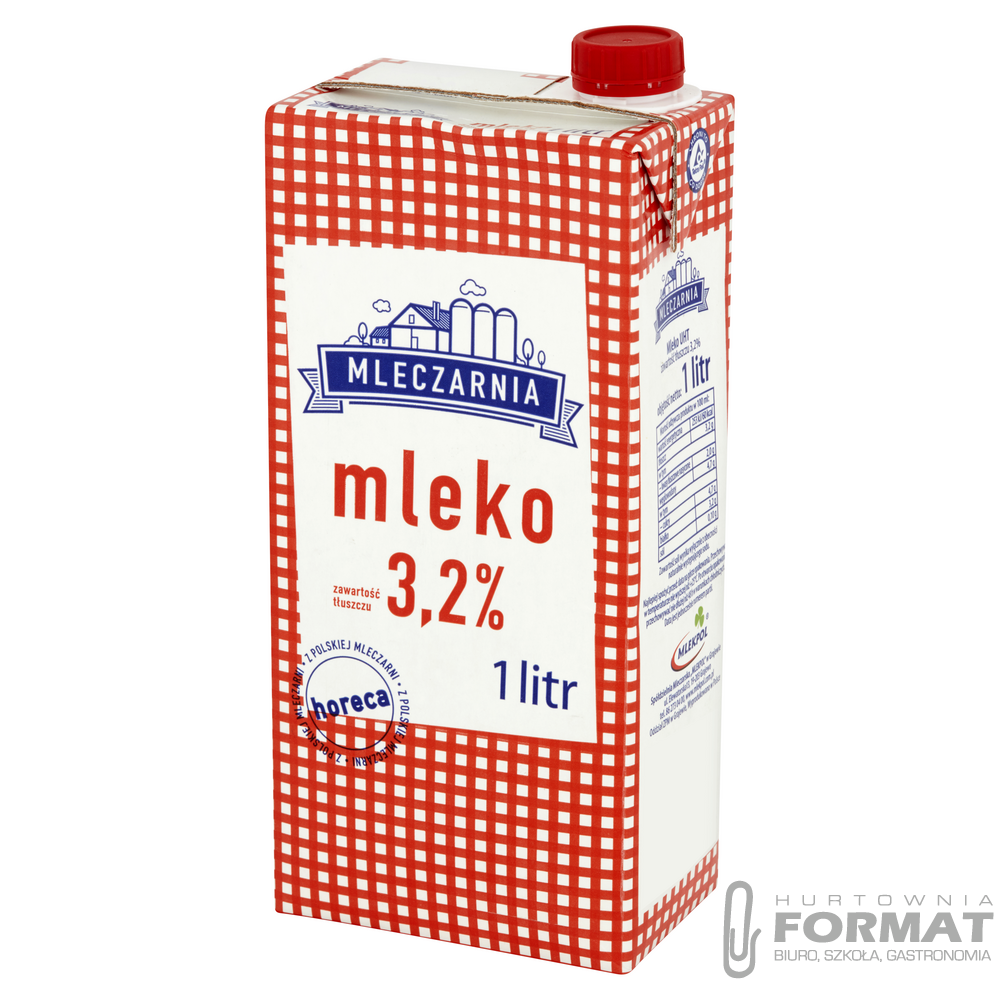 MLEKO UHT MLECZARNIA 3,2% 1 litr 1