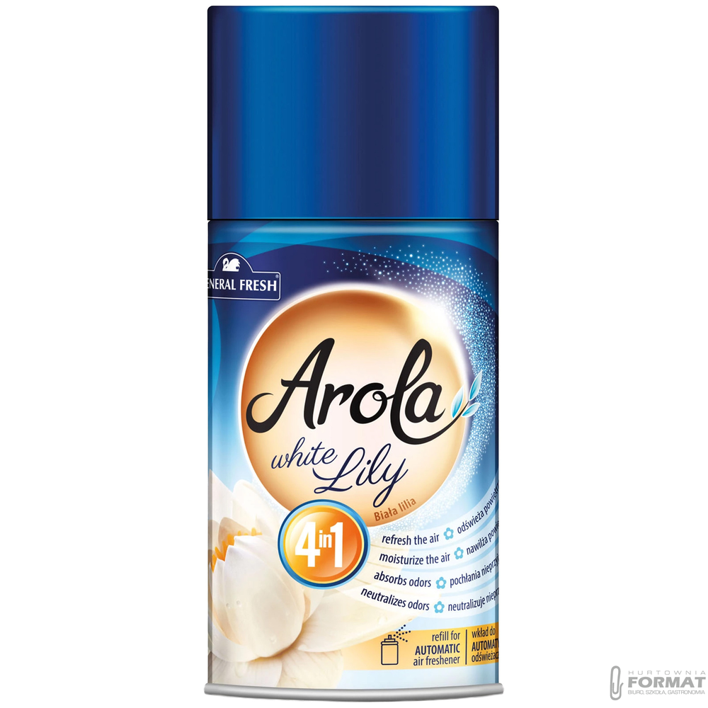 Wkład do odświeżacza AROLA 250ml biała lilia Gener 1