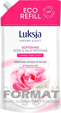 LUKSJA MYDŁO W PŁYNIE 900ML ZAPAS ROSE 1