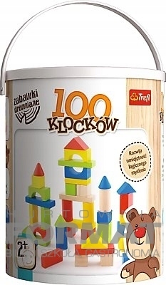 Trefl Zabawka drewniana 100 Blocks 1