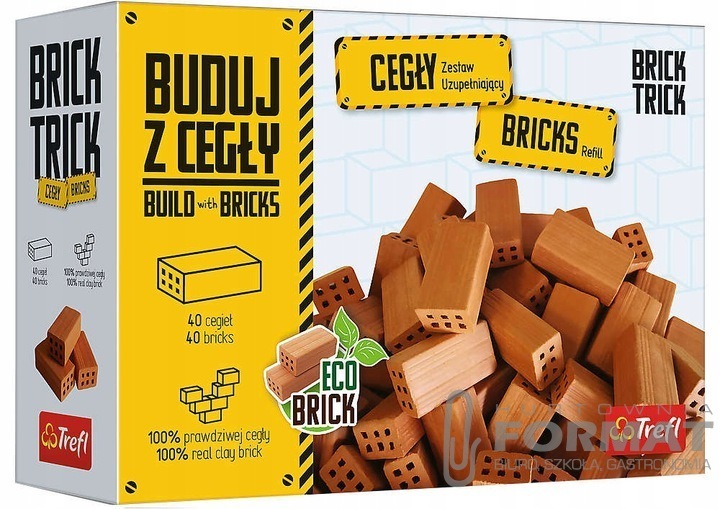 Brick Trick - Refil cegły pełne 40szt 61553 1