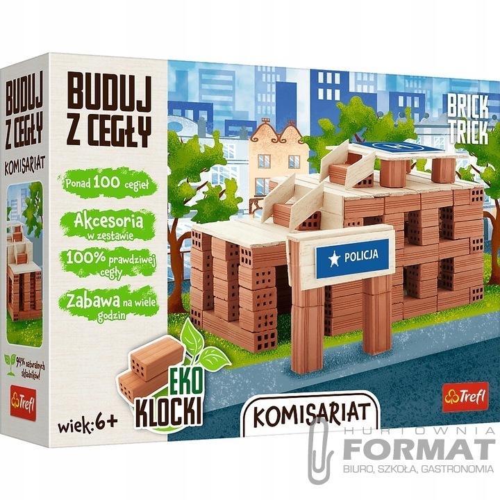Eko Klocki Brick Trick Buduj z cegły Komisariat 1