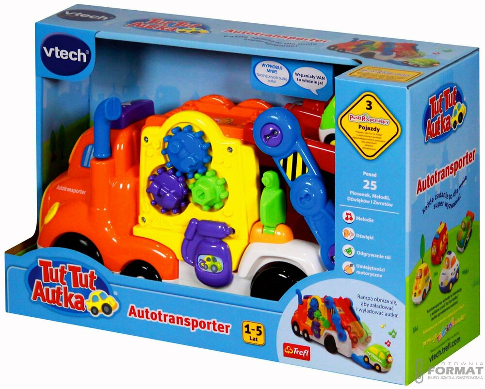 VTECH ZESTAW AUTOTRANSPORTER 1