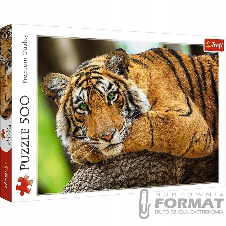 Puzzle 500el Portret tygrysa 37397 Trefl 1