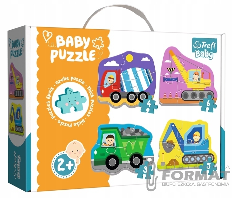 PUZZLE BABY POJAZDY BUDOWLANE 36072 1