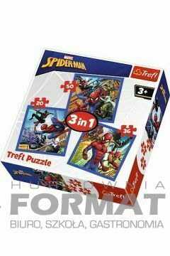 Puzzle 3w1 Pajęcza siła Spiderman TREFL 34841 1