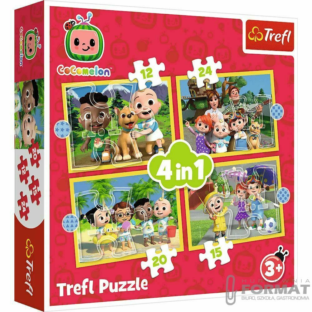 Puzzle Trefl Cocomelon 4w1 el. (34647) 1