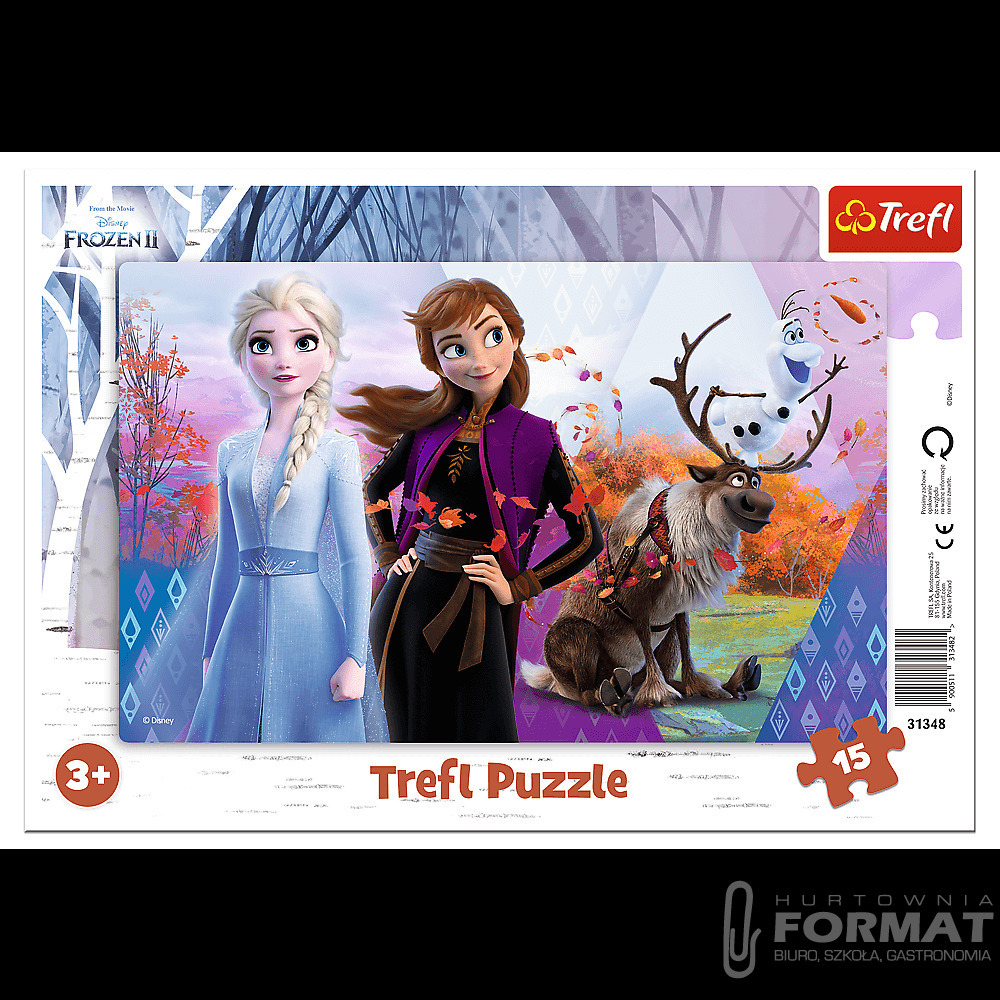PUZZLE RAMKOWE 15EL.ŚWIAT ANNY I ELSY 31348 1