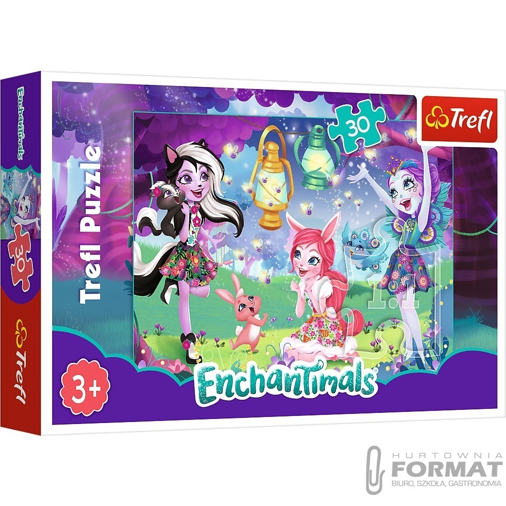 Puzzle 30 Magiczny świat EnchanTimals TREFL 18236 1