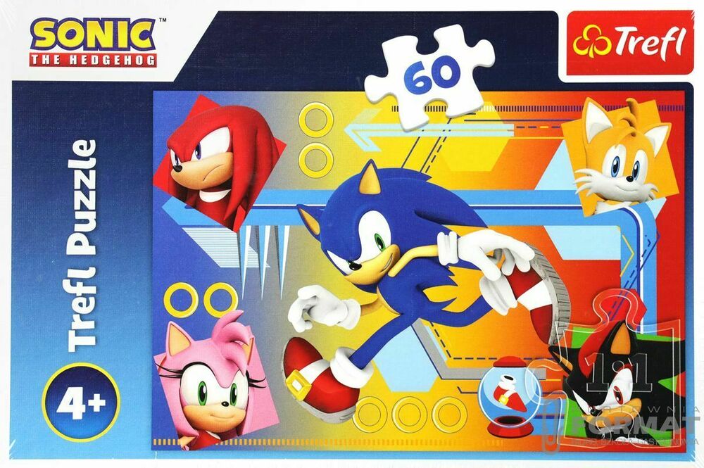 Puzzle 60el Sonic w akcji / Sonic The Headgehog 17 1